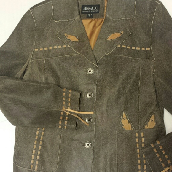 BERNARDO For Nordstrom *NEW* Leather Jacket - Picture 4 of 8